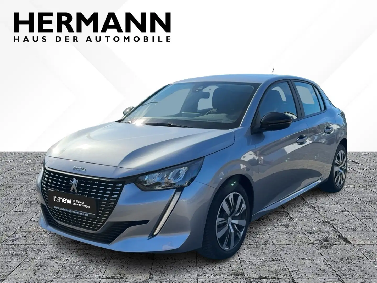 Peugeot 208 1.2 PureTech 100 Active Pack LED*SHZ*PDC*LED Grijs - 1