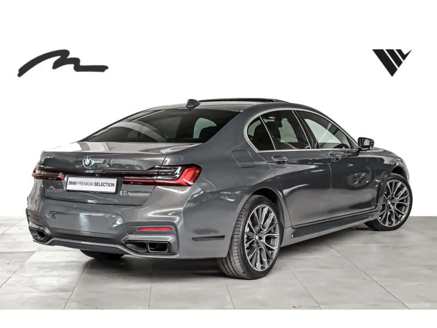 BMW 745 e - 2 ans/jaar garantie NEW PRICE €125.859 Grau - 2