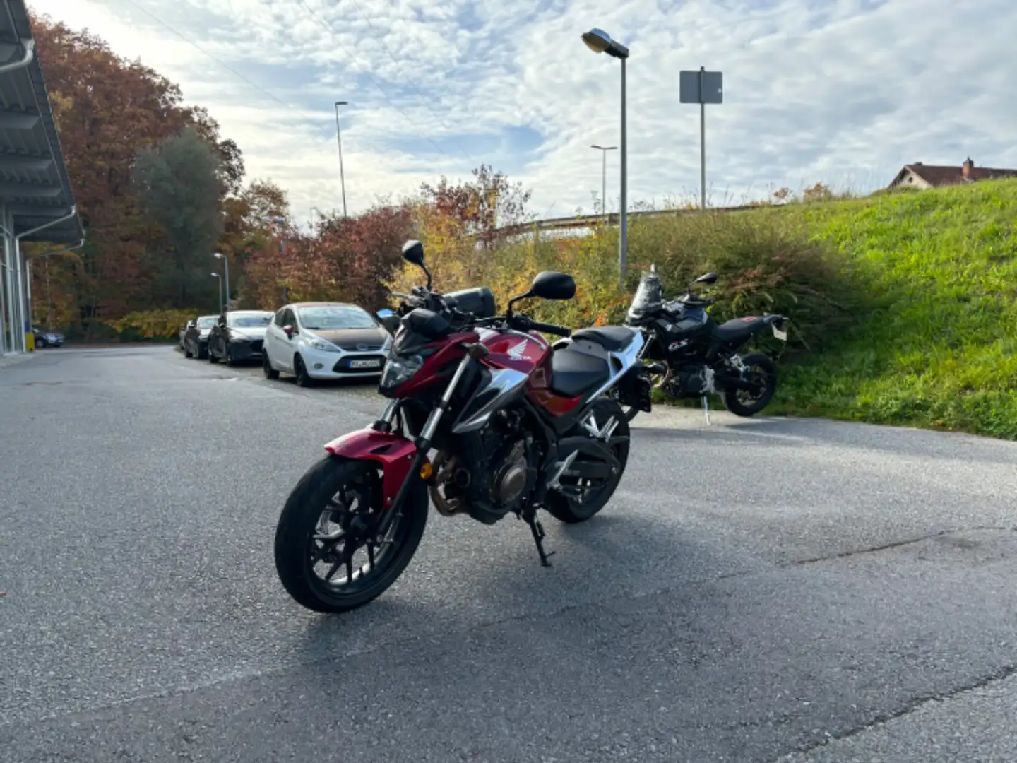 Honda CB 500 F MIVV Auspuff Rot - 2