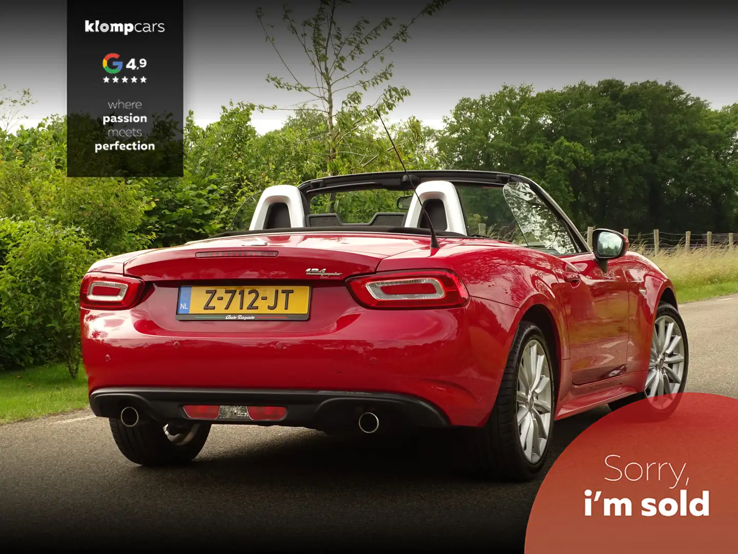 Fiat 124 Spider 1.4 MultiAir Turbo Lusso | AppleCarplay | Stoelver Rouge - 2