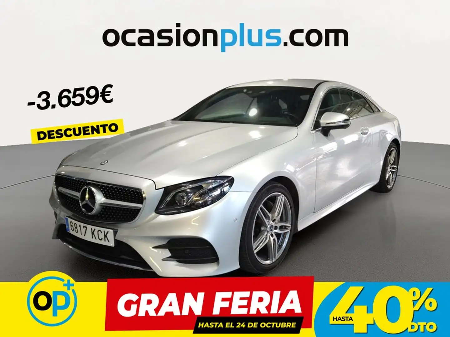 Mercedes-Benz E 220 Coupé 220d 9G-Tronic Gris - 1