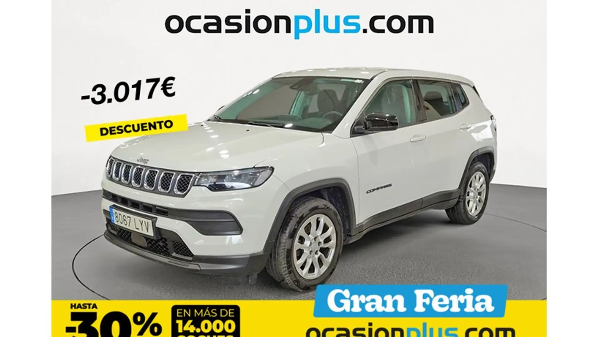 Jeep Compass 1.3 Gse T4 Longitude 4x2 130 Blanc - 1