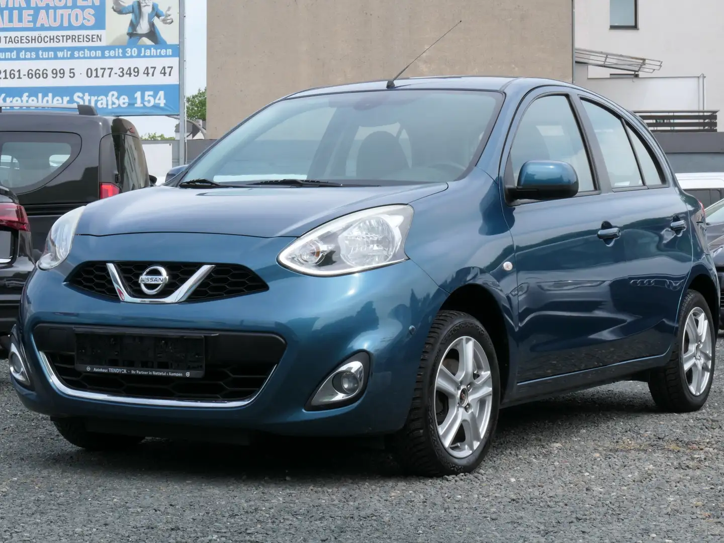 Nissan Micra 1.2 N-TEC+Navi+PDC+Bluetooth+ Blauw - 1