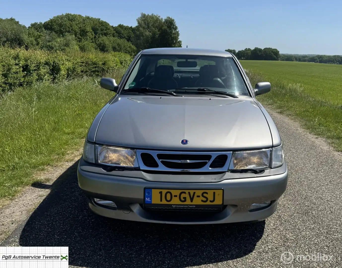 Saab 9-3 2.0 Turbo Aero aut 2001 255pk nette auto! Nw Apk Grijs - 2