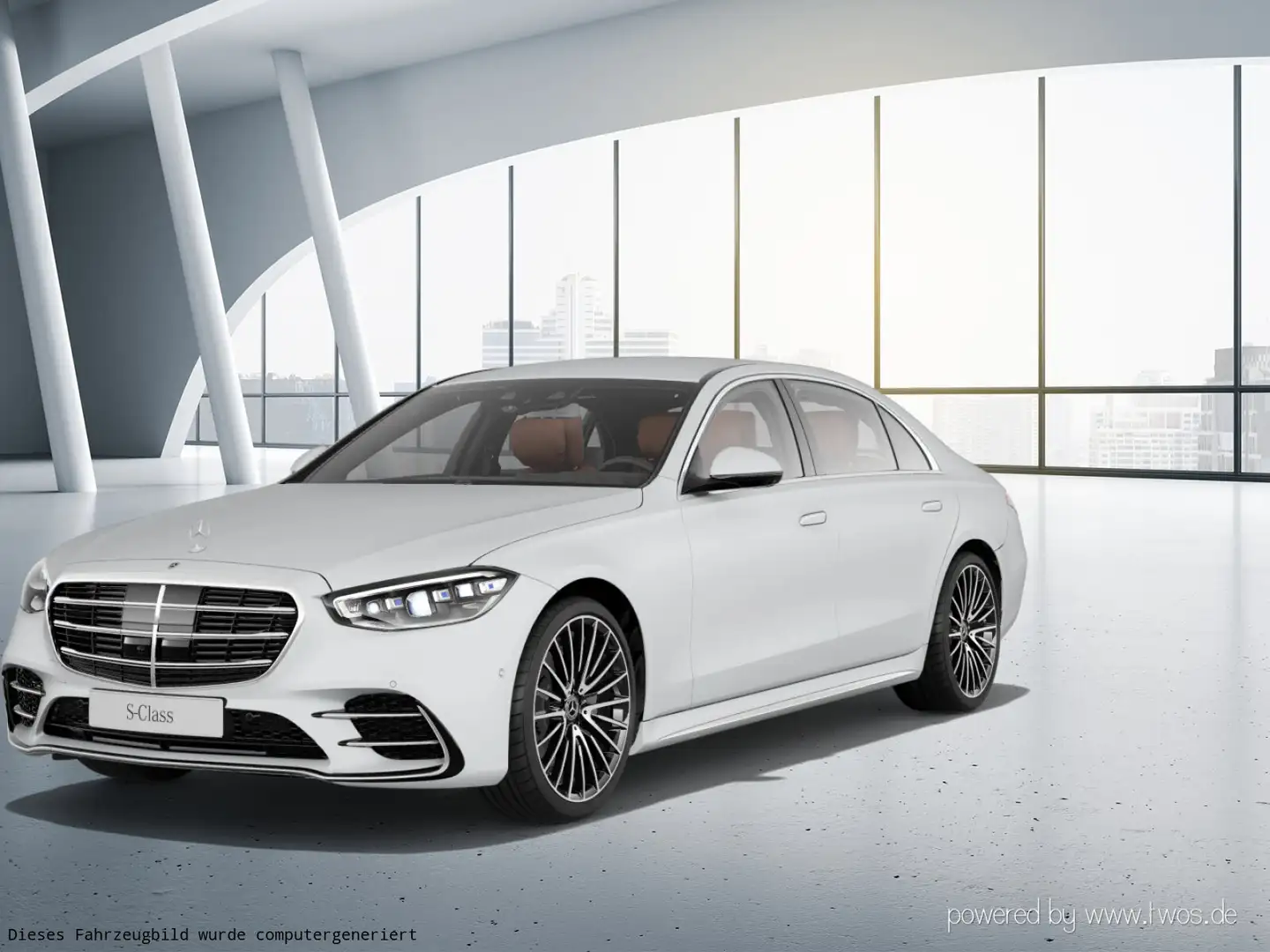 Mercedes-Benz S 450 S 450d 4M L AMG DrivePilot FondEnter Standhzg Navi Weiß - 2