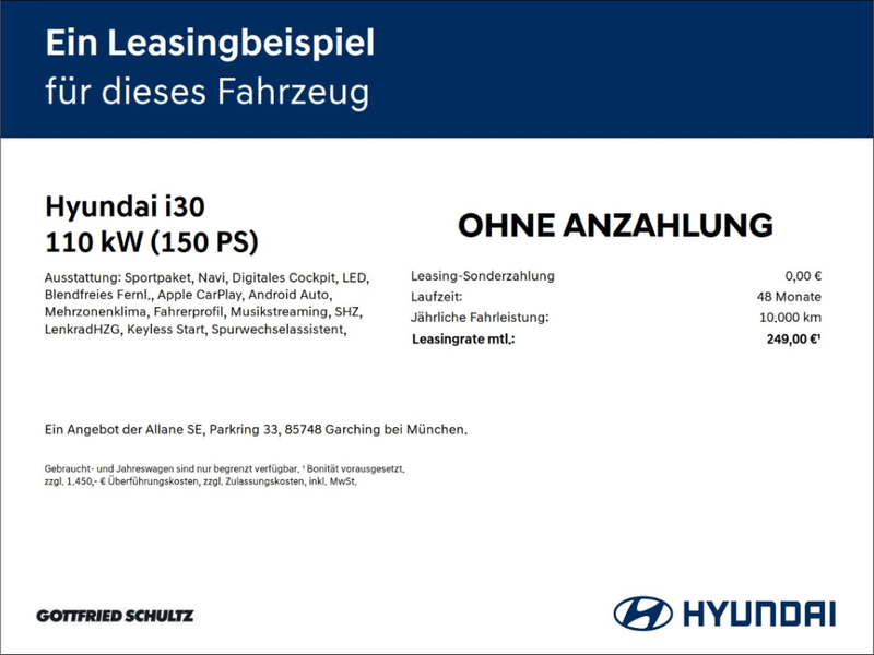Hyundai i30 N Line 5-Türer 1.6 T-GDI 7-DCT Aktion bis 30.07.20 — photo 11