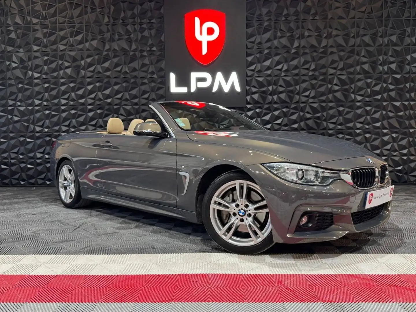 BMW 440 Cabriolet I (F33) 440iA 326ch M Sport Gris - 1