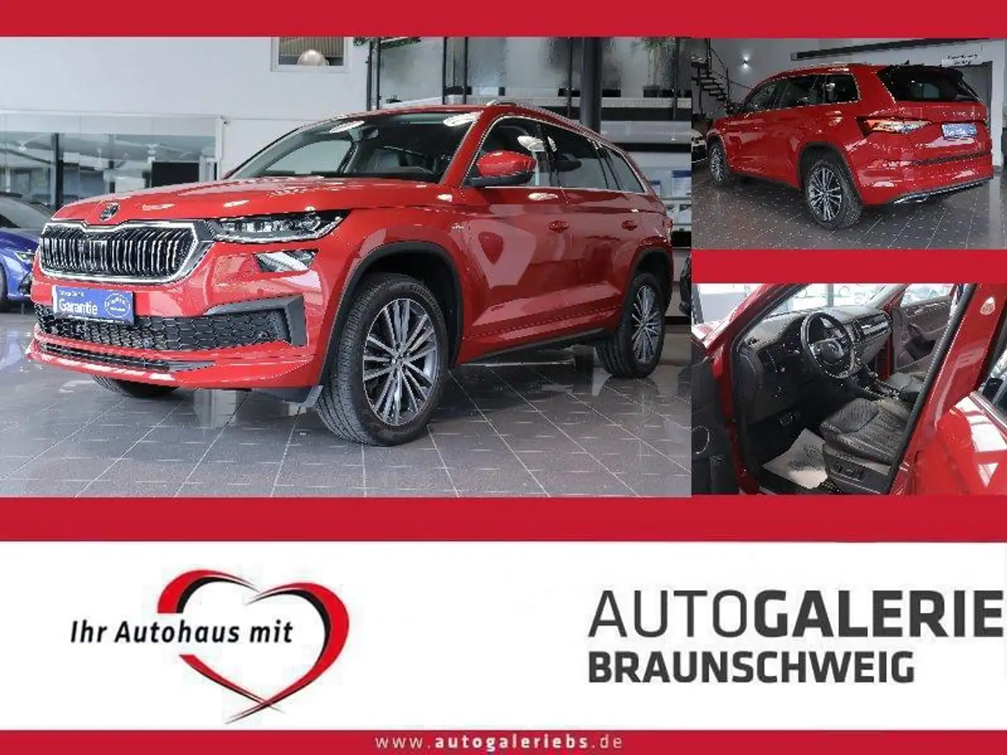 Skoda Kodiaq 2.0 TDI DSG Laurin & Klement L&K 4x4 Rouge - 1