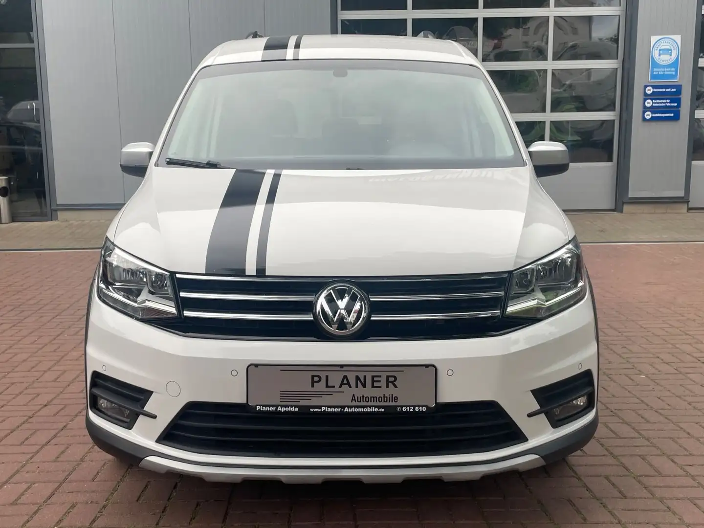 Volkswagen Caddy PKW Alltrack 1.Hand Navi HU/AU Service neu Blanc - 2