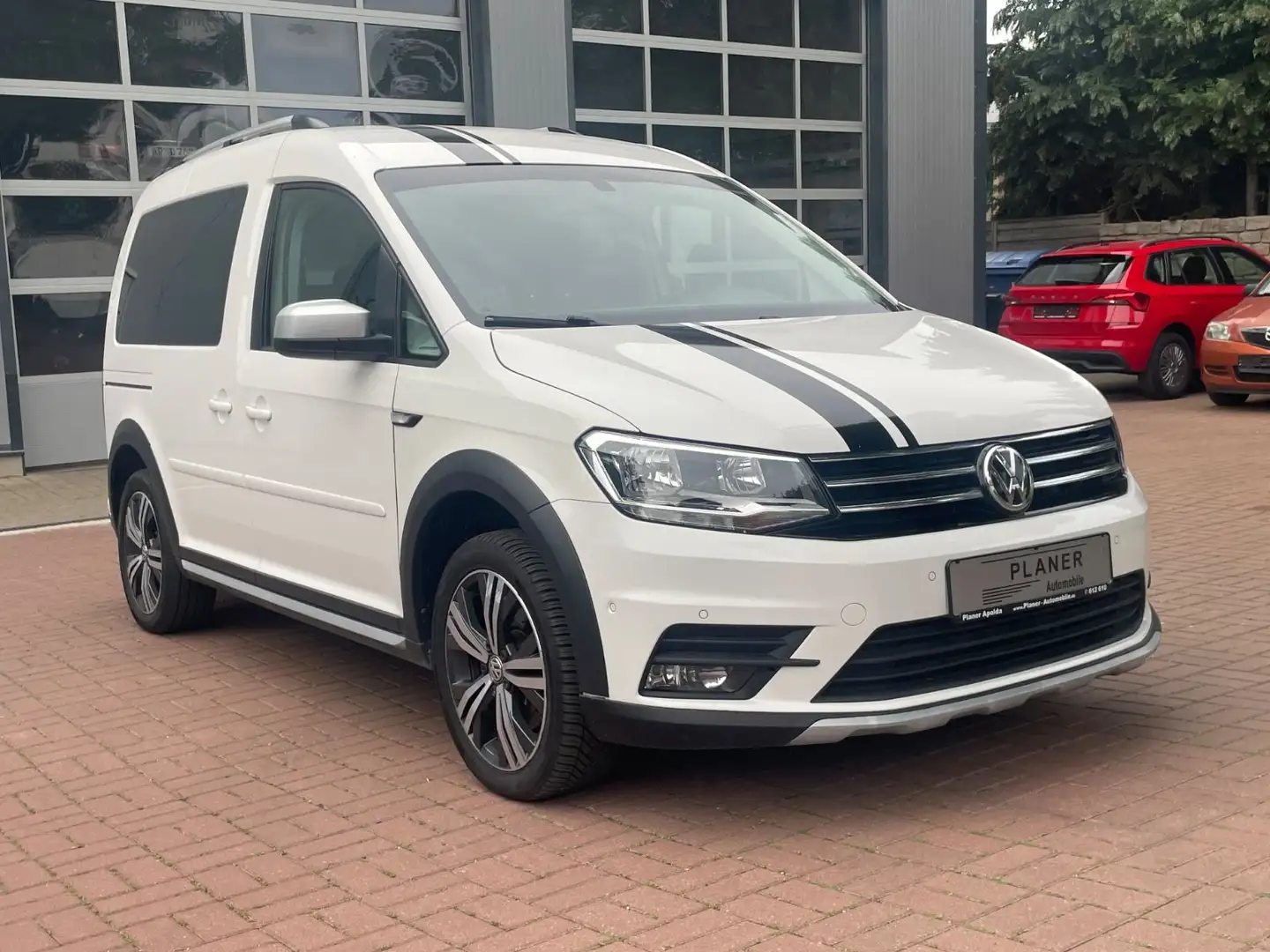 Volkswagen Caddy PKW Alltrack 1.Hand Navi HU/AU Service neu Blanc - 1