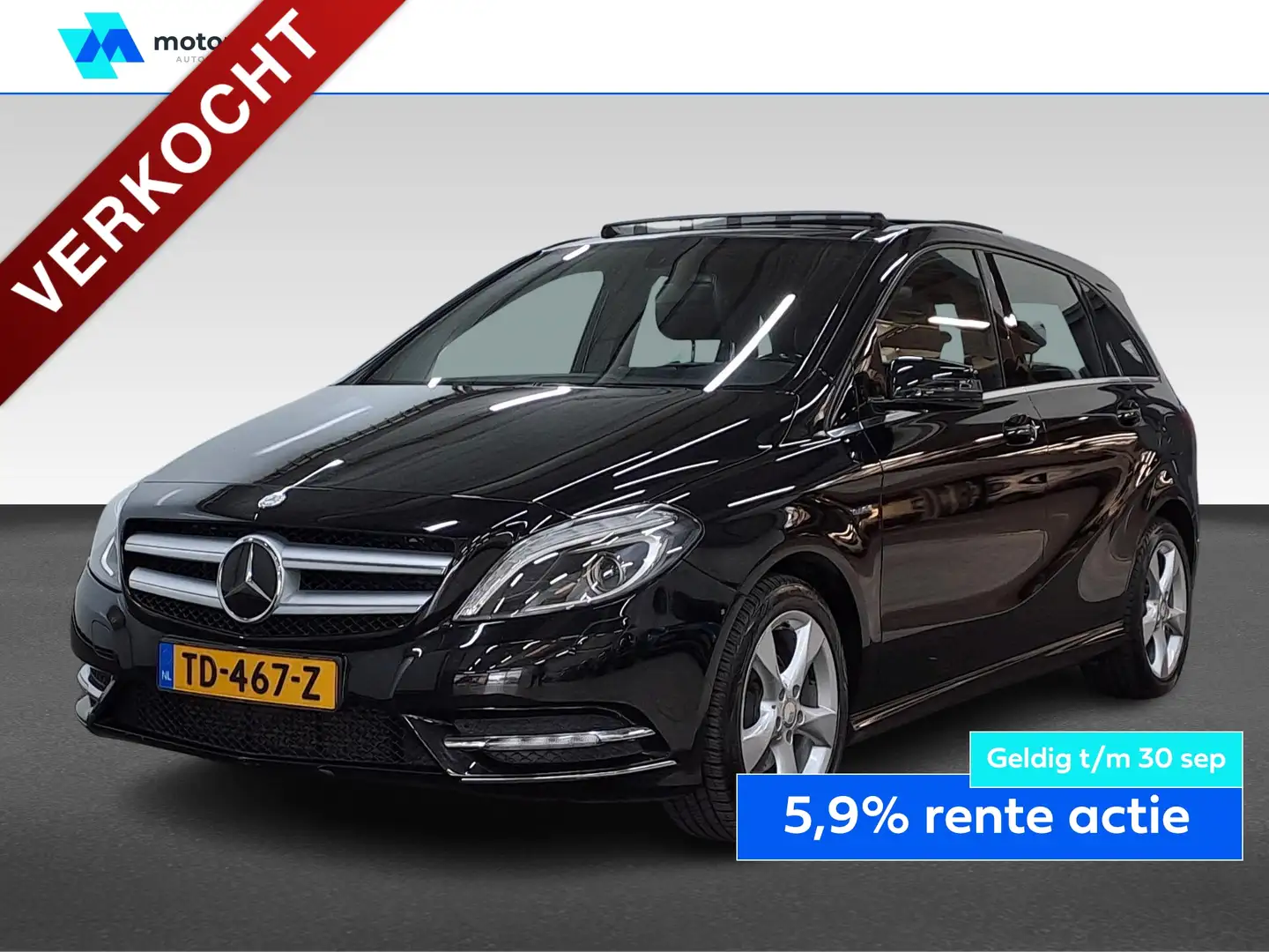 Mercedes-Benz B 180 B180 122PK AUTOMAAT AMBITION AIRCO XENON SCHUIFDAK Schwarz - 1