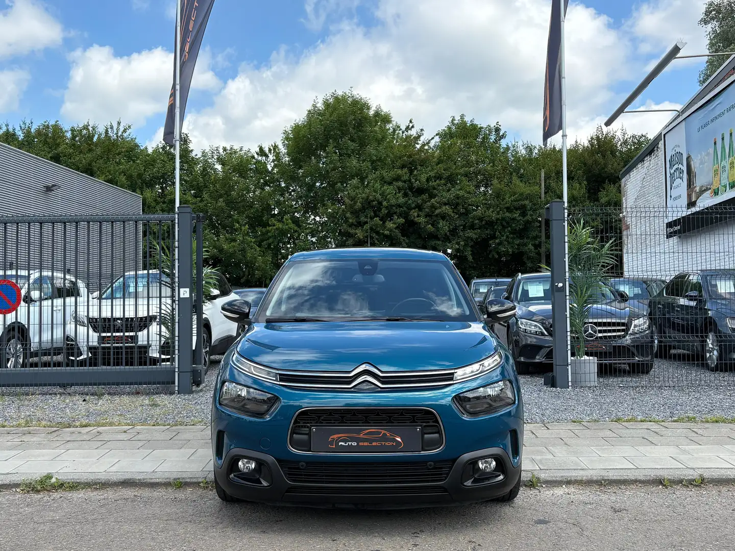 Citroen C4 Cactus 1.2i -NAVI-PDC-CAMERA-CRUISE-TOIT PANO-EURO6 Blauw - 2