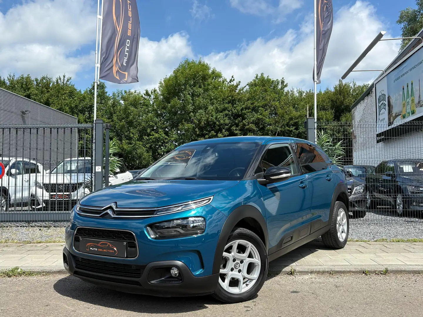 Citroen C4 Cactus 1.2i -NAVI-PDC-CAMERA-CRUISE-TOIT PANO-EURO6 Blauw - 1
