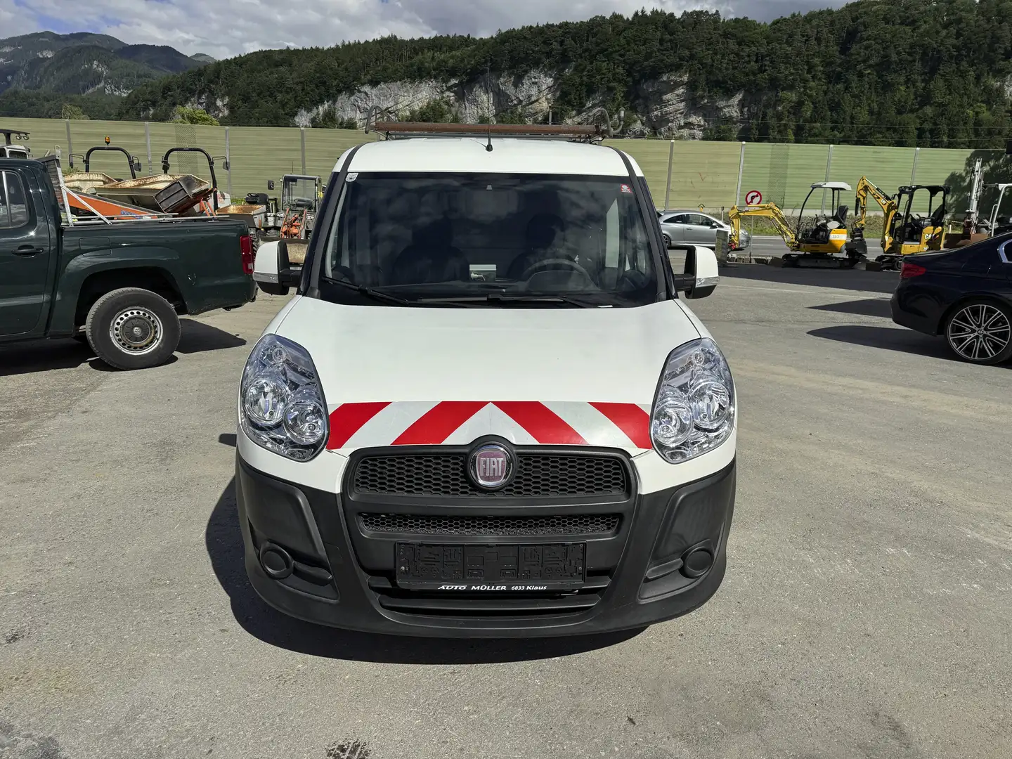 Fiat Doblo Kasten Klima AHK Weiß - 2