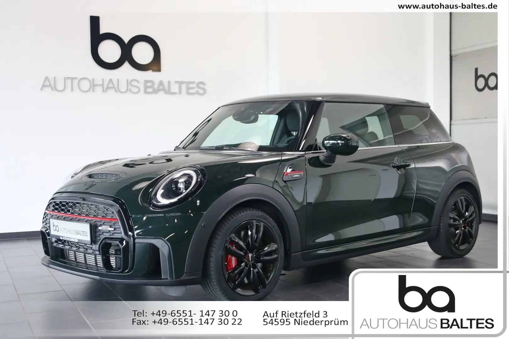 MINI John Cooper Works JCW 17"/Pano/Park/HuD/Navi/LED/Kam/Black Grün - 1