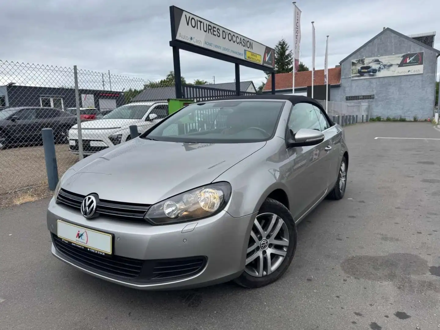 Volkswagen Golf Cabriolet 6 2.0 TDI 140 Gris - 1