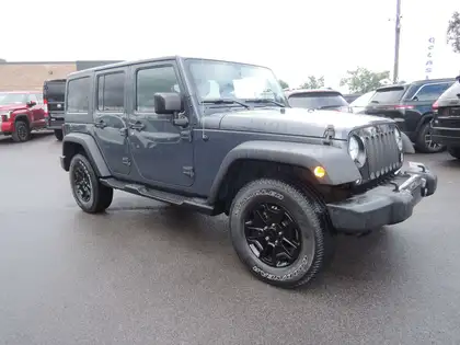 Gray 2017 Jeep Wrangler SUV / Crossover Four-Wheel Drive Automatic