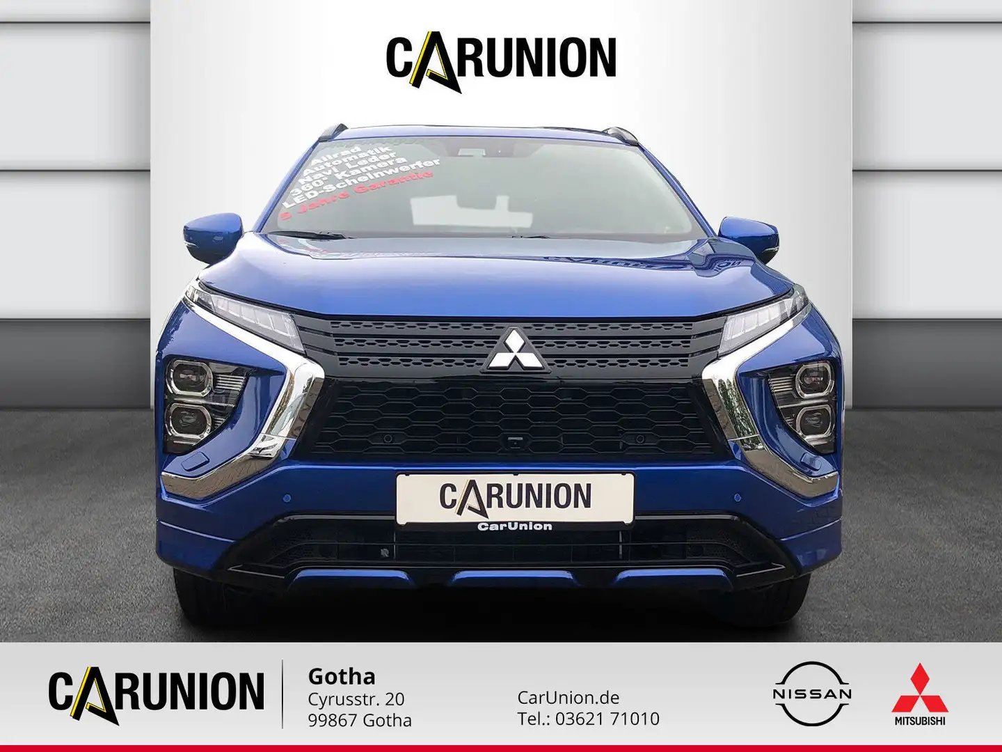 Mitsubishi Eclipse Cross 2.4 Plug-in Hybrid Top NAVI/LEDER Blau - 2