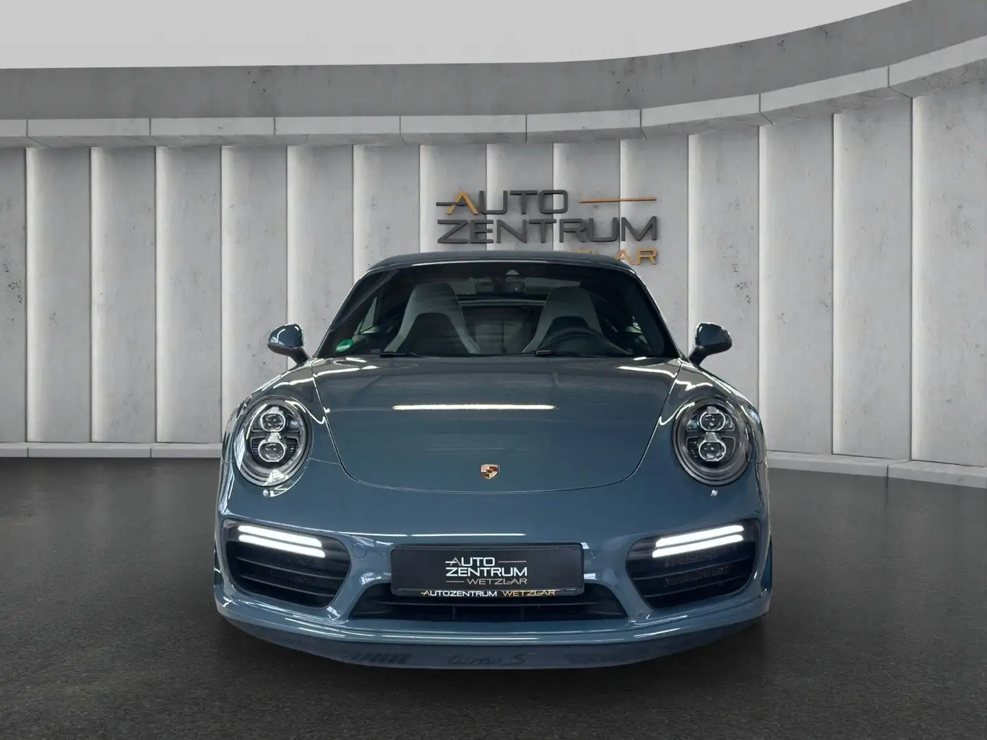 Porsche 991 911 Turbo S Cabriolet Aero Kit Approved Blau - 2