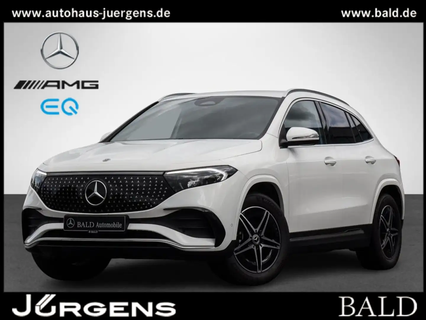 Mercedes-Benz EQA 350 4M AMG-Sport/LED/Cam/Totw/Ambi/Totw/18 Blanc - 1