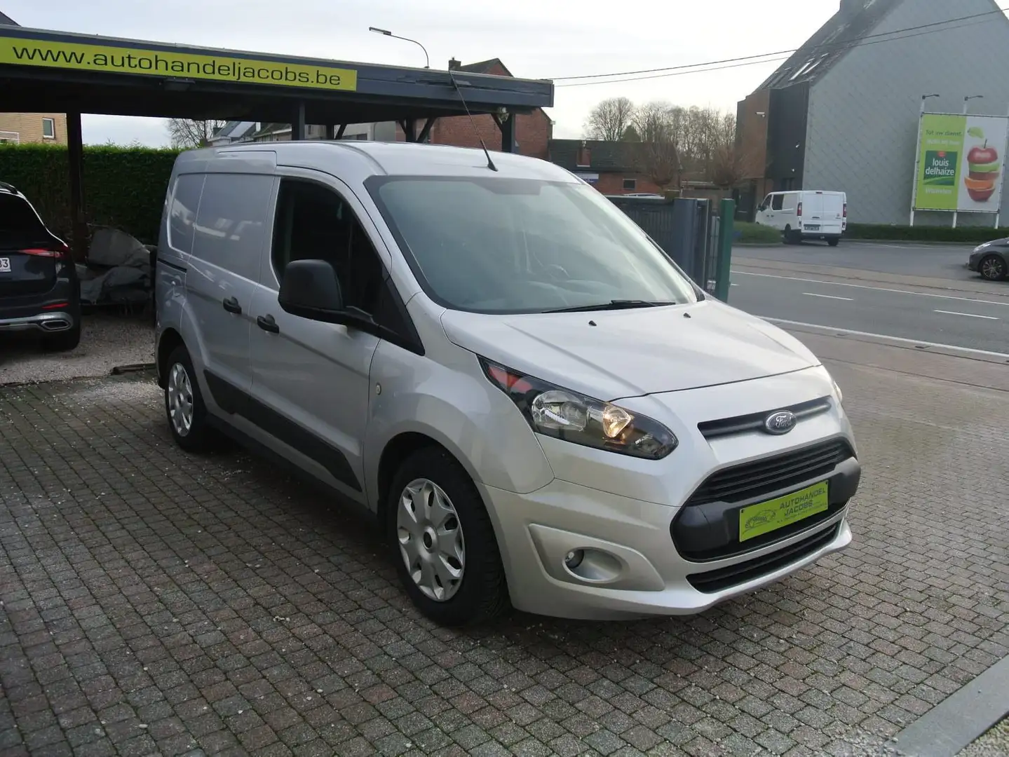 Ford Transit Connect 1.5 DCTI * L1 * 3 ZITPL * AIRCO * PDC * 43000 KM * Argent - 1