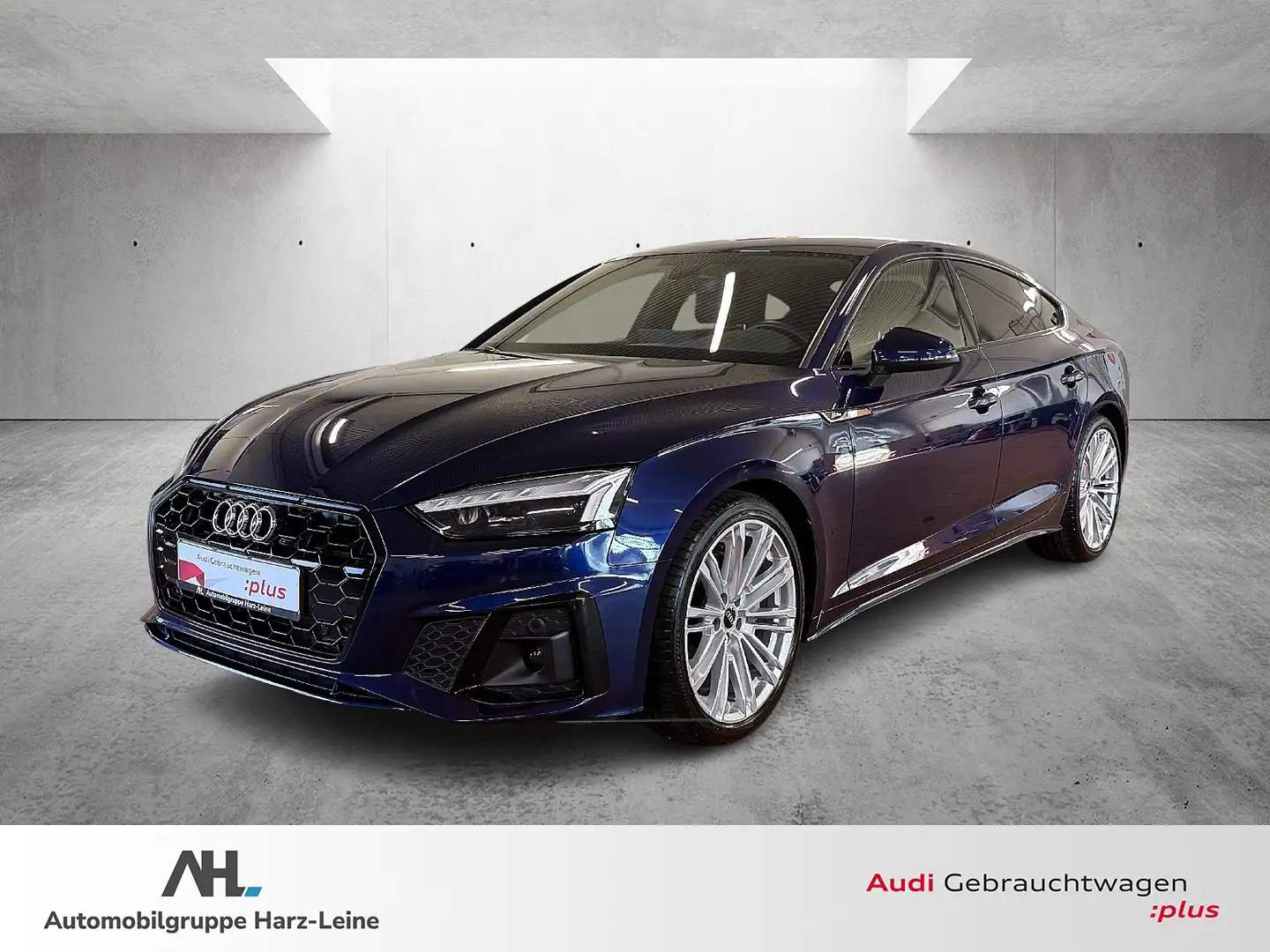 Audi A5 Sportback 40 TDI S line quattro S-tronic Matrix Na Blau - 1