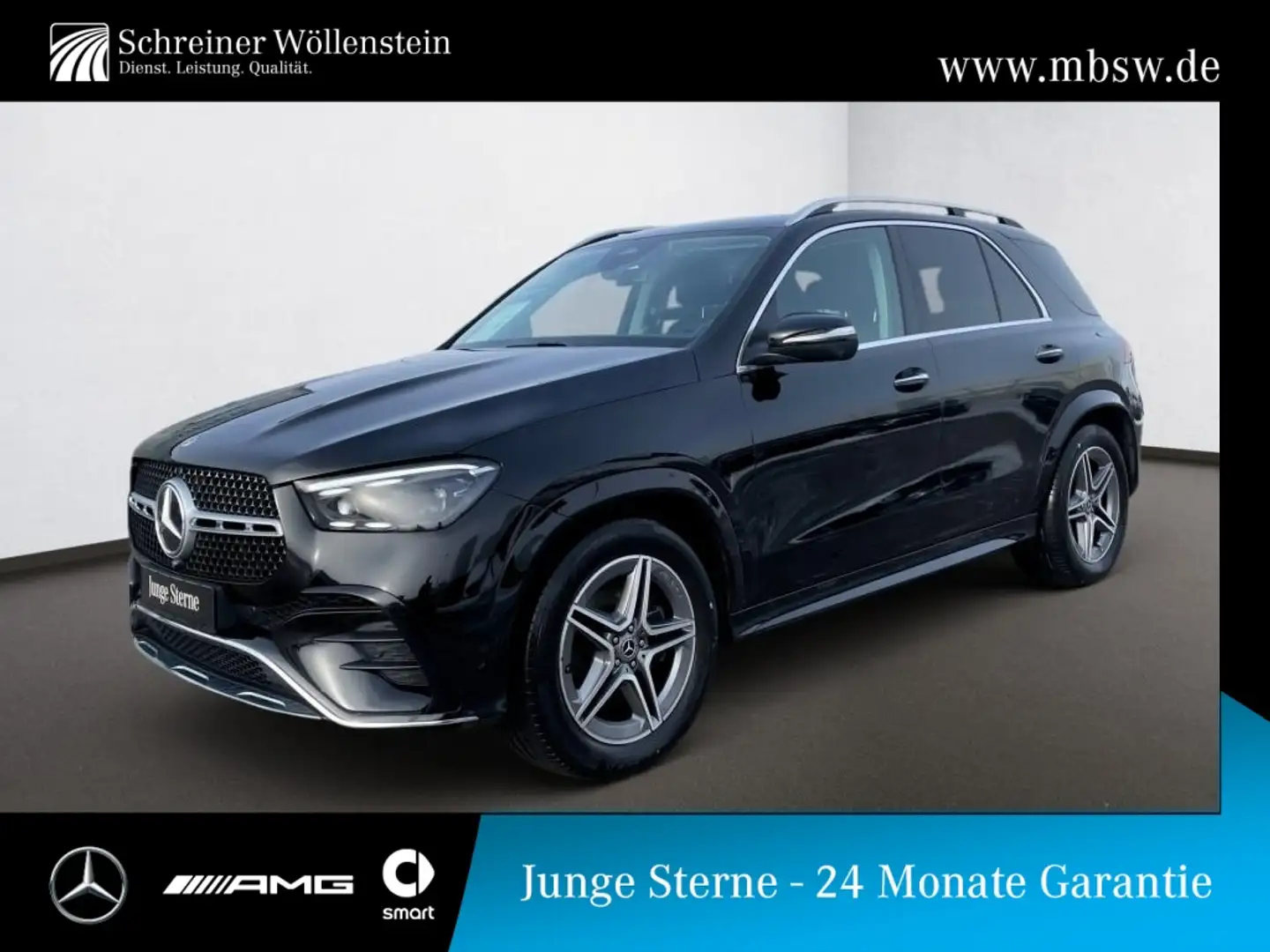 Mercedes-Benz GLE 300 d 4M AMG*AIRMATIC*AHK*MEMORY*360°KAMERA* Schwarz - 1