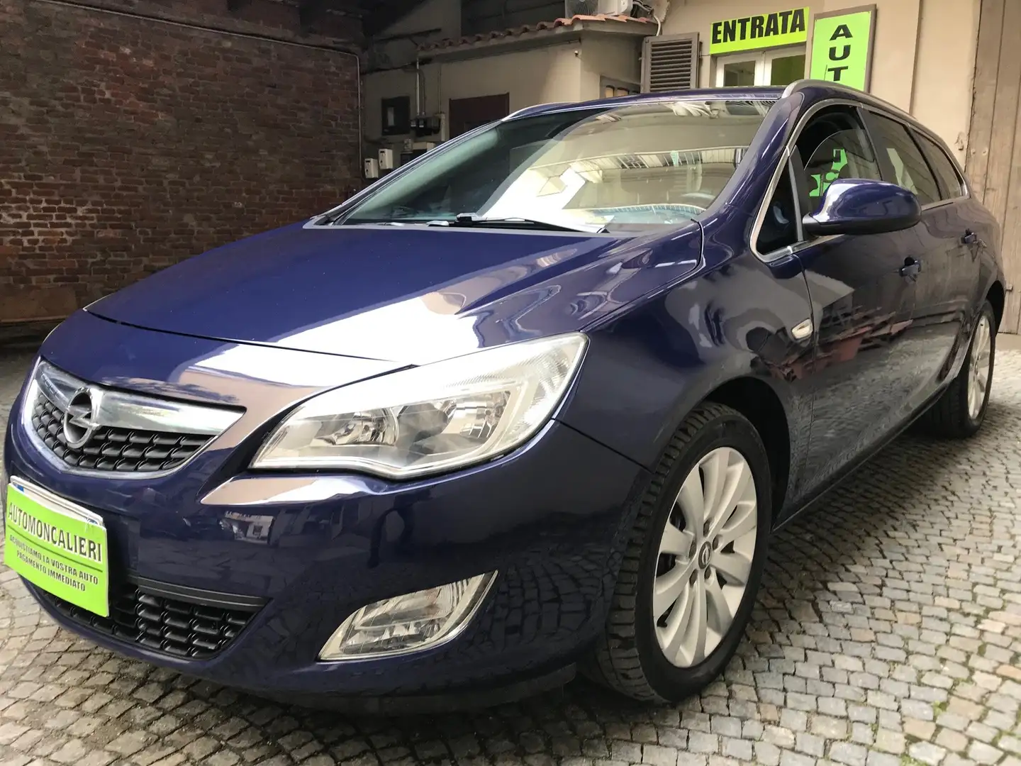 Opel Astra (MOTORE da SOSTITUIRE) * PELLE * Blauw - 1