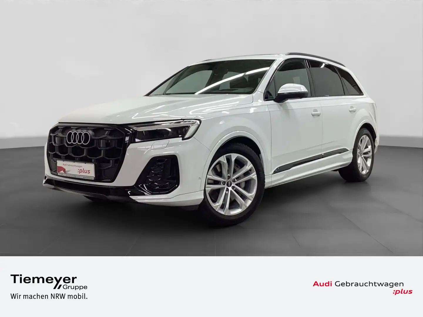 Audi Q7 45 TDI Q 2x S LINE 7-SITZE PANO AHK LEDER Weiß - 1