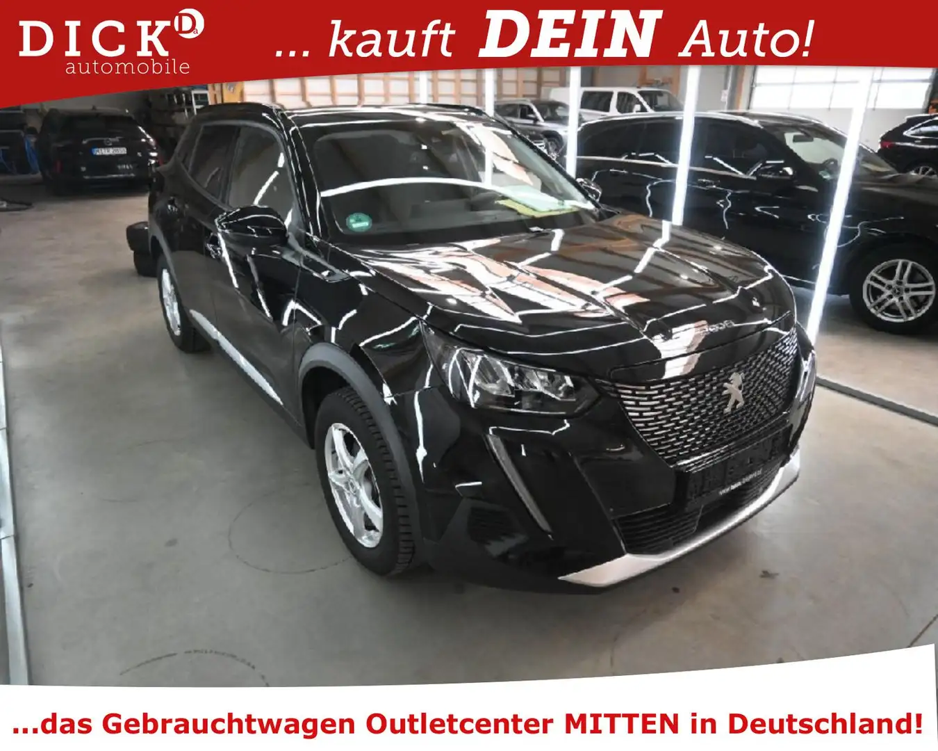 Peugeot 2008 1.5d Aut. Allure NAVI/SHZ/TEMP/AHK/PDC/8Fa Zwart - 2