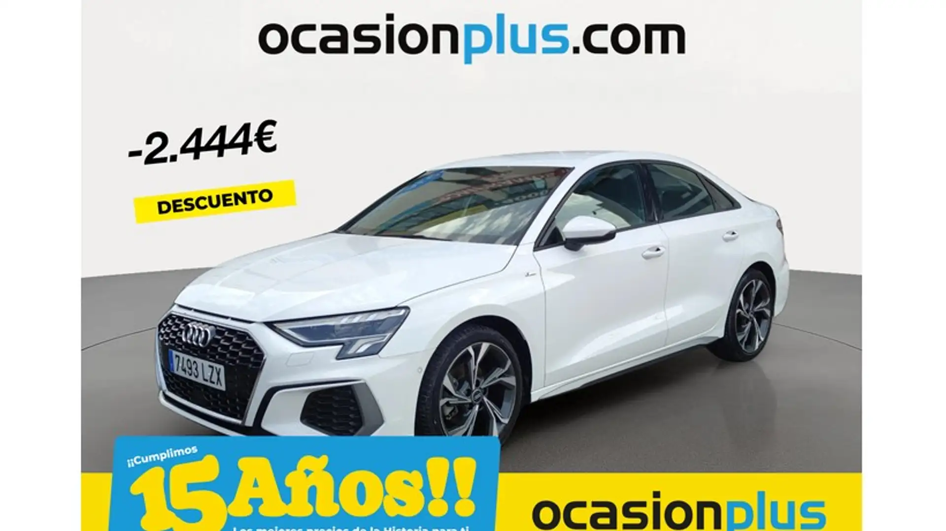 Audi A3 Sedán 30 TFSI S line Blanc - 1