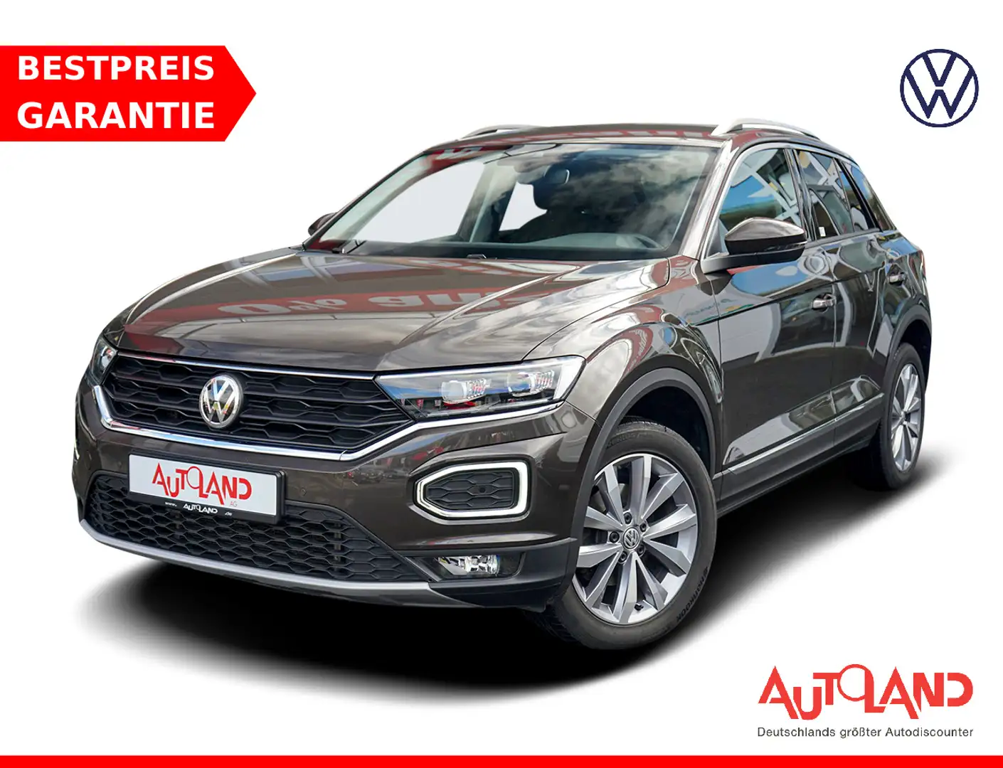 Volkswagen T-Roc 1.5 TSI DSG Style LED Navi ACC Totwinkel Marrón - 1