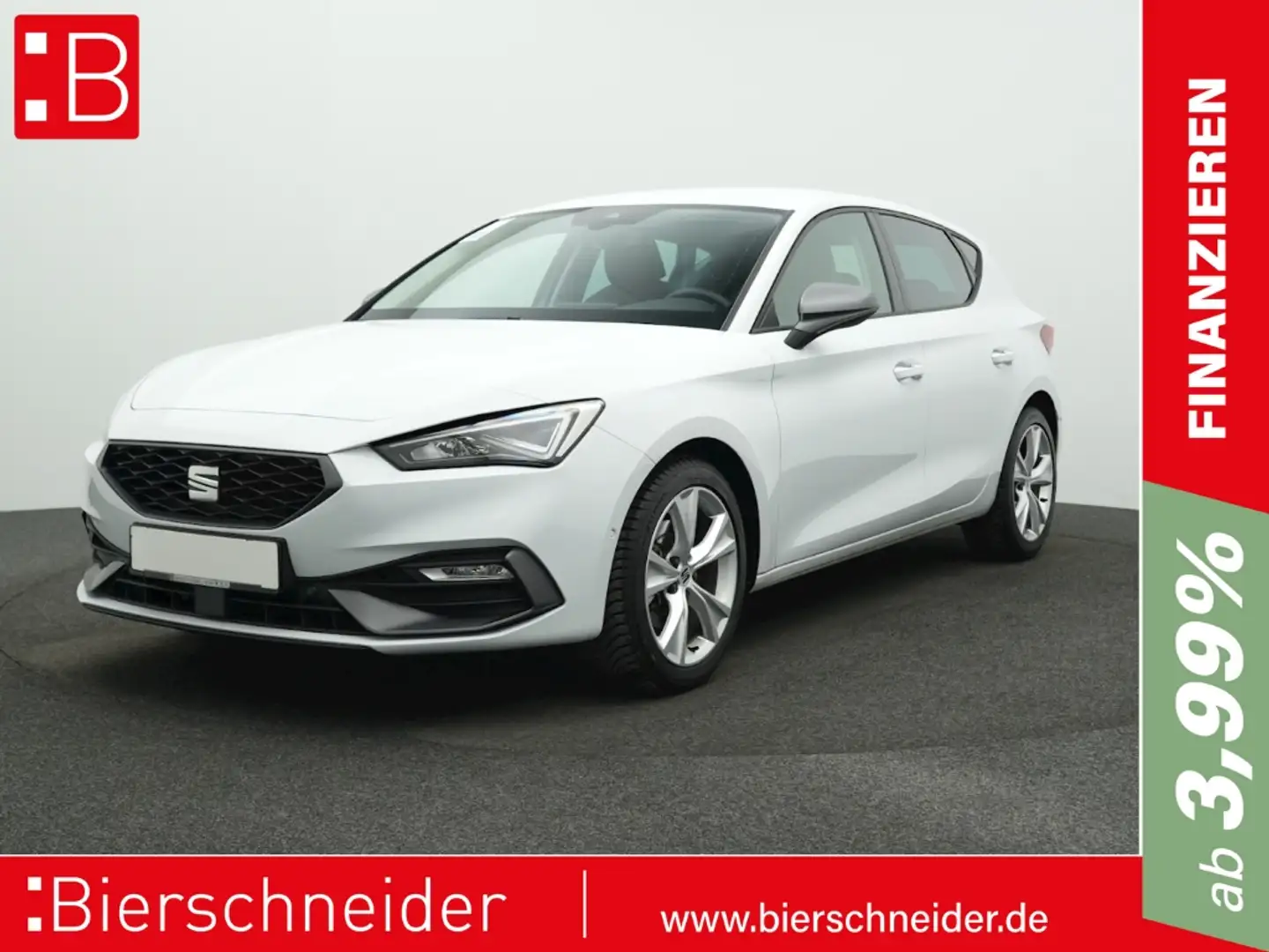 SEAT Leon 1.5 eTSI DSG FR NAVI LED KAMERA ALU 17 Blanc - 1