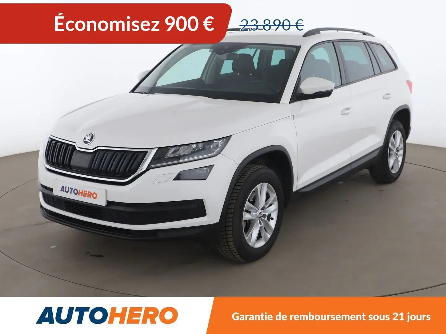 Skoda Kodiaq 2.0 TDI SCR Business DSG7 Blanc - 1