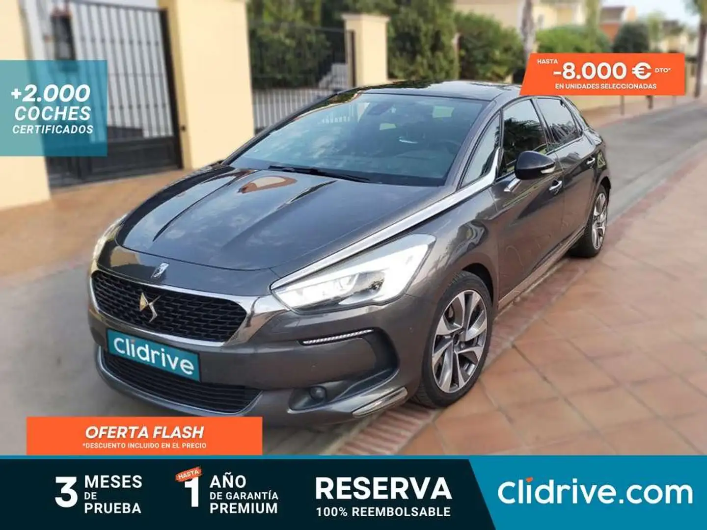 DS Automobiles DS 5 BlueHDi 110kW 150CV Sport Gris - 1