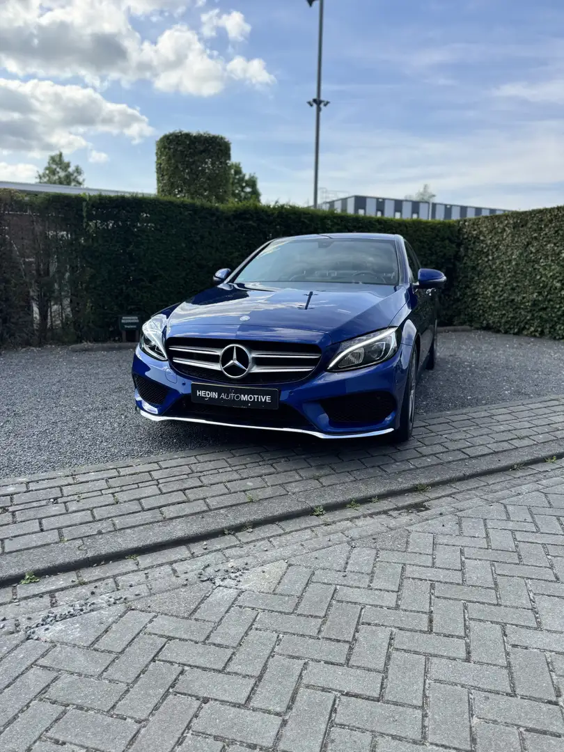 Mercedes-Benz C 180 Business Sol. AMG Blauw - 1