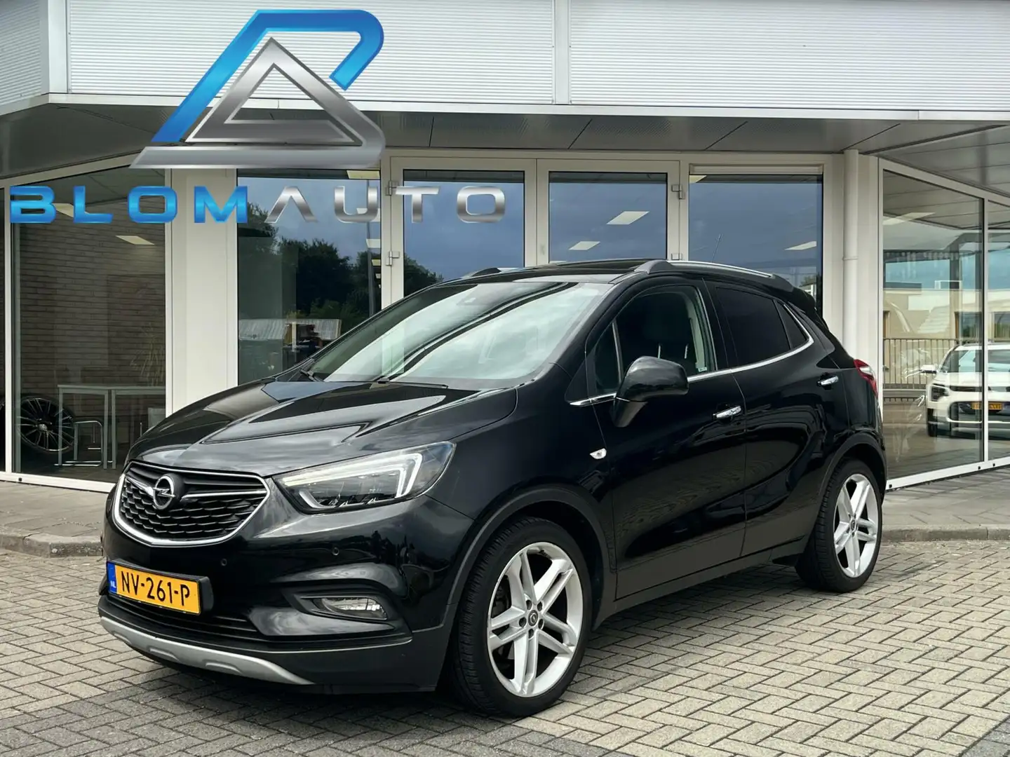 Opel Mokka X 1.4 Turbo Innovation CARPLAY+SUNROOF+LEDER+LED Zwart - 1