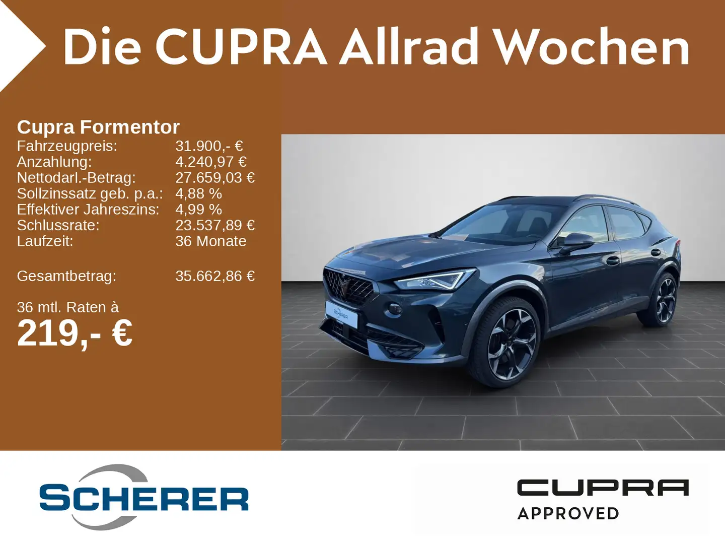 CUPRA Formentor VZ 2.0 TSI DSG 4Drive FullLink TopView Grau - 1