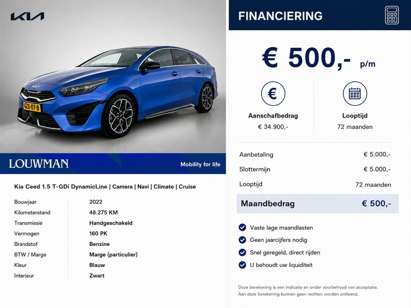 Kia ProCeed / pro_cee'd 1.5 T-GDi GT-Line | Digitaal Dashboard | Camera | — photo 2