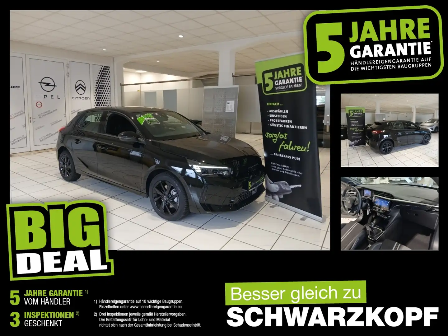 Opel Corsa F 1.2T Sitzheizung,Parkpilot,Rückfahrkamera Negro - 1