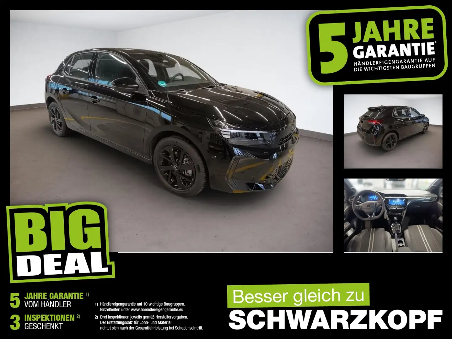 Opel Corsa F 1.2T Sitzheizung,Parkpilot,Rückfahrkamera Noir - 1