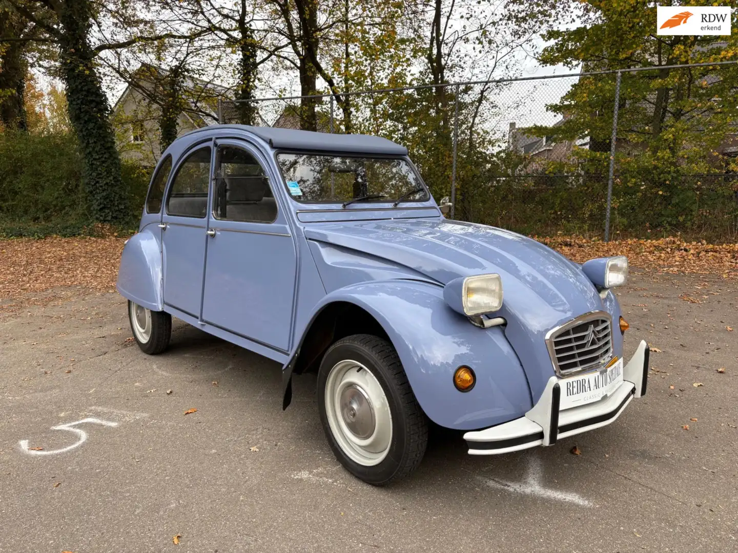 Citroen 2CV 2CV6 Club, NL auto, slechts 14.000 km!!! aantoonba Blauw - 1