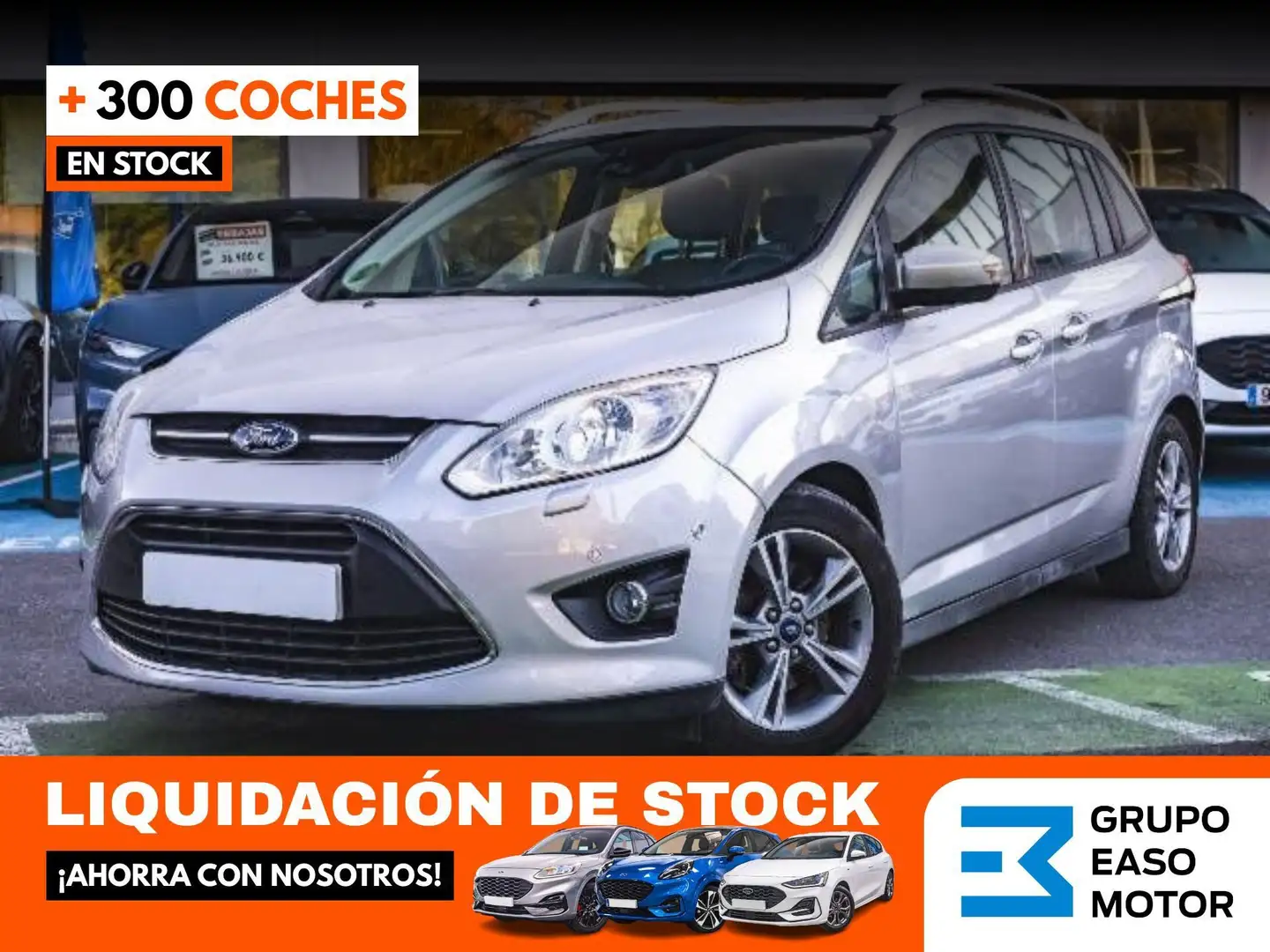 Ford Grand C-Max 1.0 Ecoboost Auto-S&S Edition 125 Argent - 1