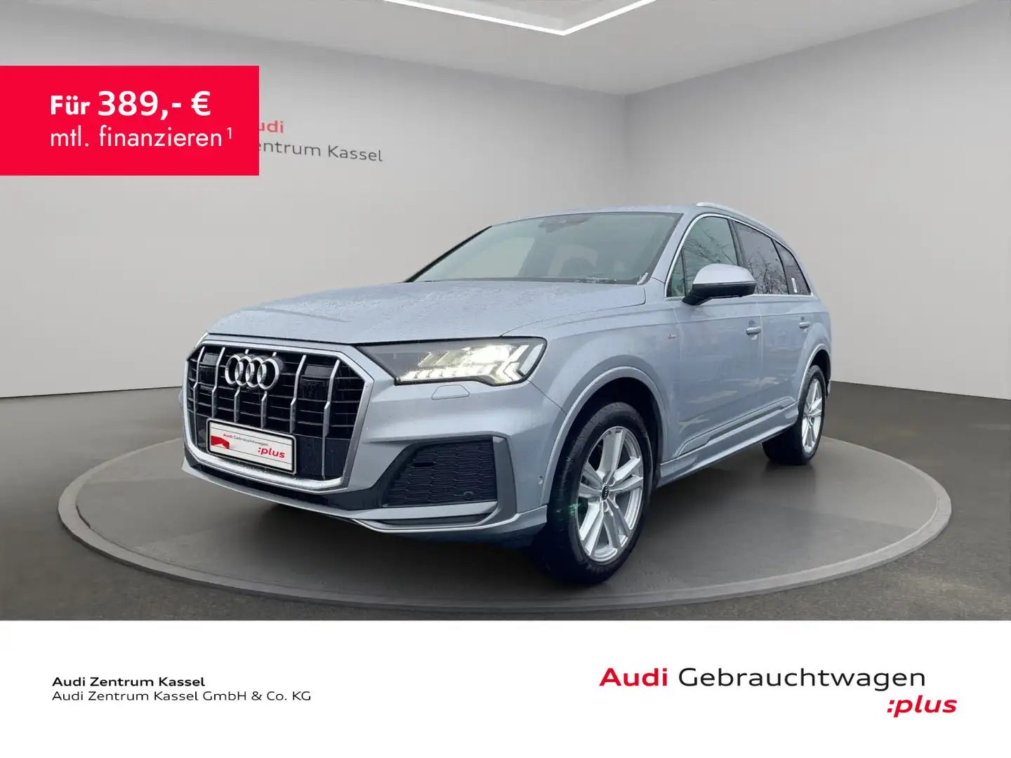 Audi Q7 50 TDI quattro S line Matrix B&O HuD StandHZG Silber - 1