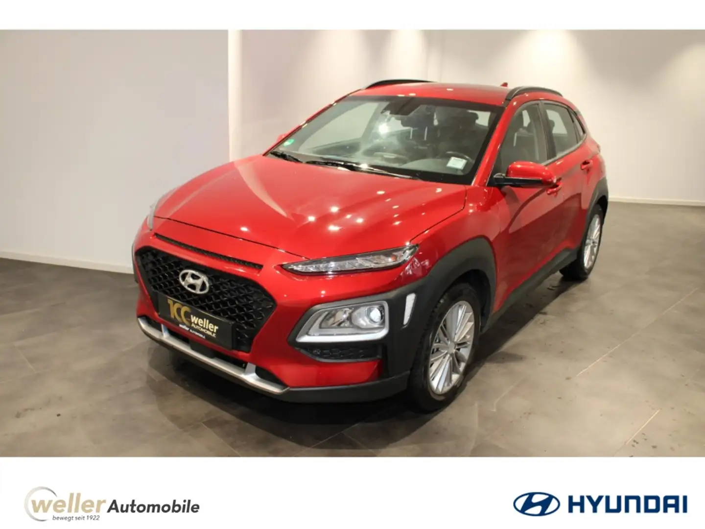 Hyundai KONA 1.6 T-GDi ''Trend'' Navi Sitzheizung Parksensoren Rouge - 1