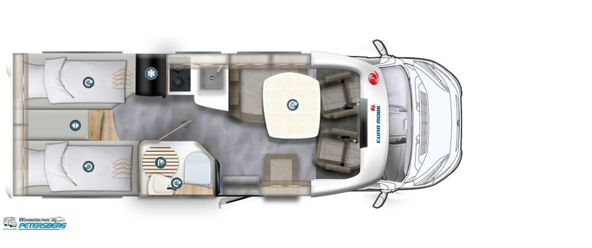 Euramobil Profila T 695 EB Mondial Edition 180 PS * Dachkl - 2
