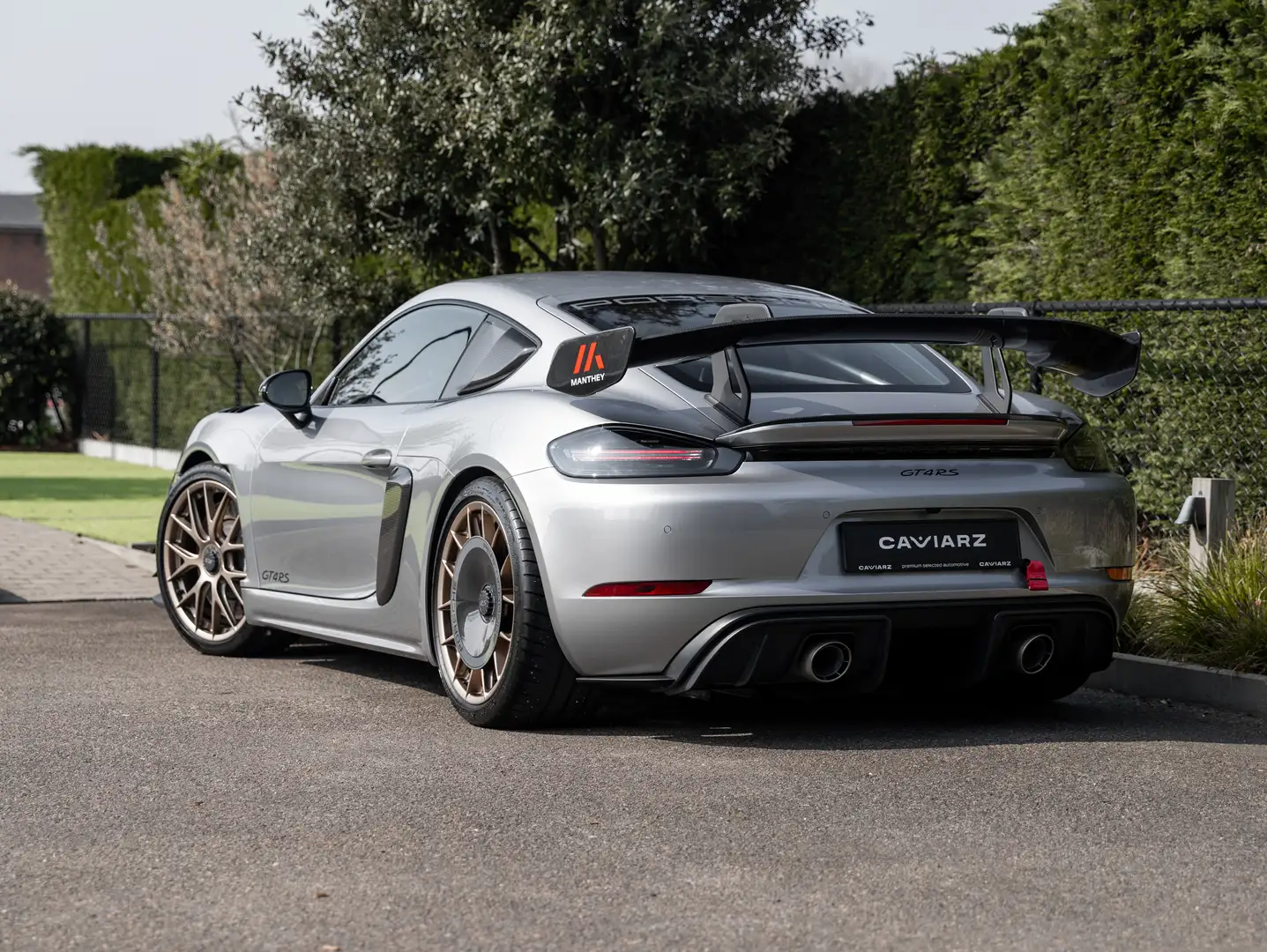 Porsche Cayman 718 GT4 RS WEISSACH - FULL MANTHEY RACING KIT’ Plateado - 2