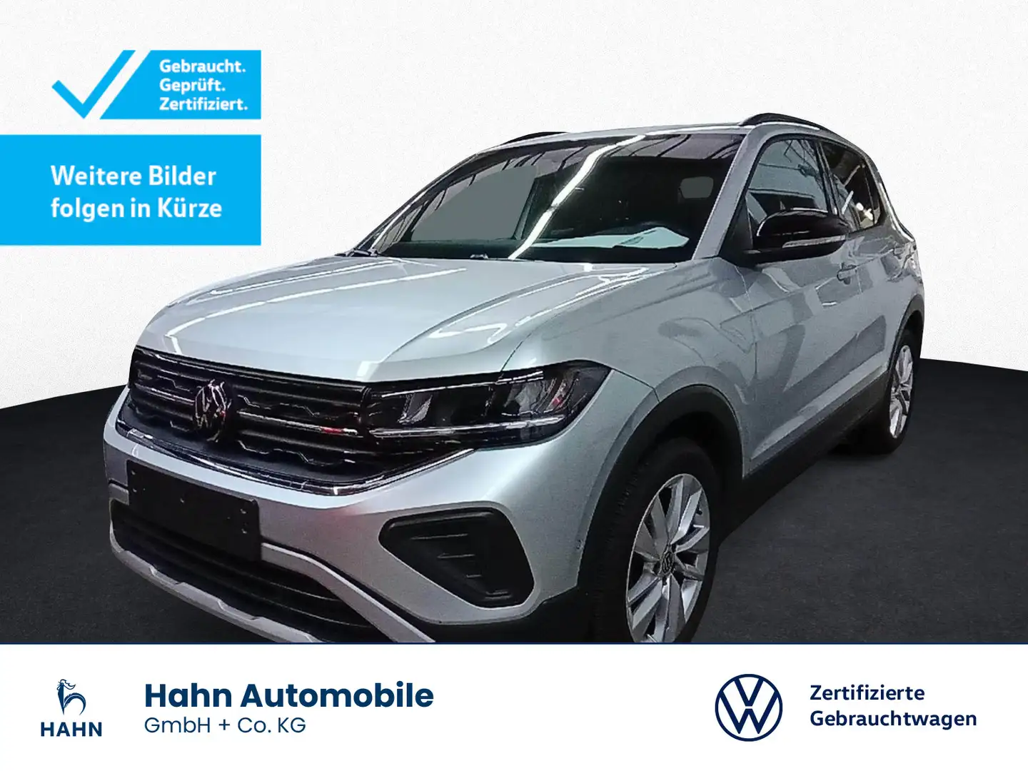 Volkswagen T-Cross 1.0TSI DSG Goal LED Navi AHK ACC Sitzhzg Silber - 1