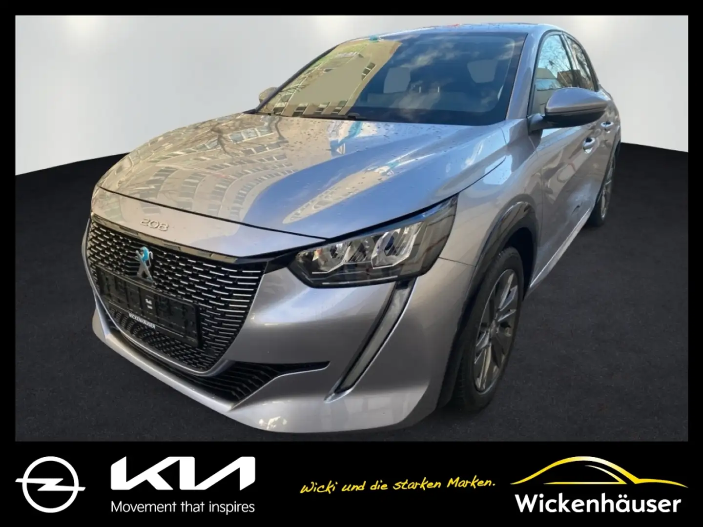 Peugeot 208 e- Allure PDC Klima Navi DAB Tempomat Grau - 1