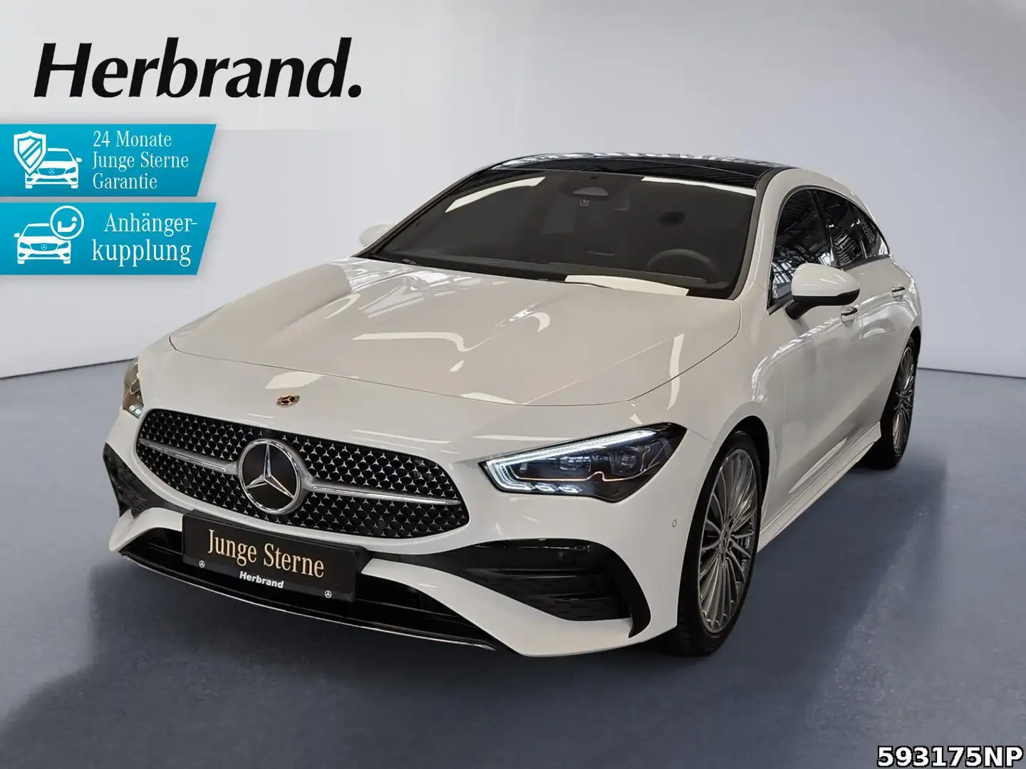 Mercedes-Benz CLA 200 d AMG AHK Pano MULTIBEAM DISTRONIC Weiß - 1